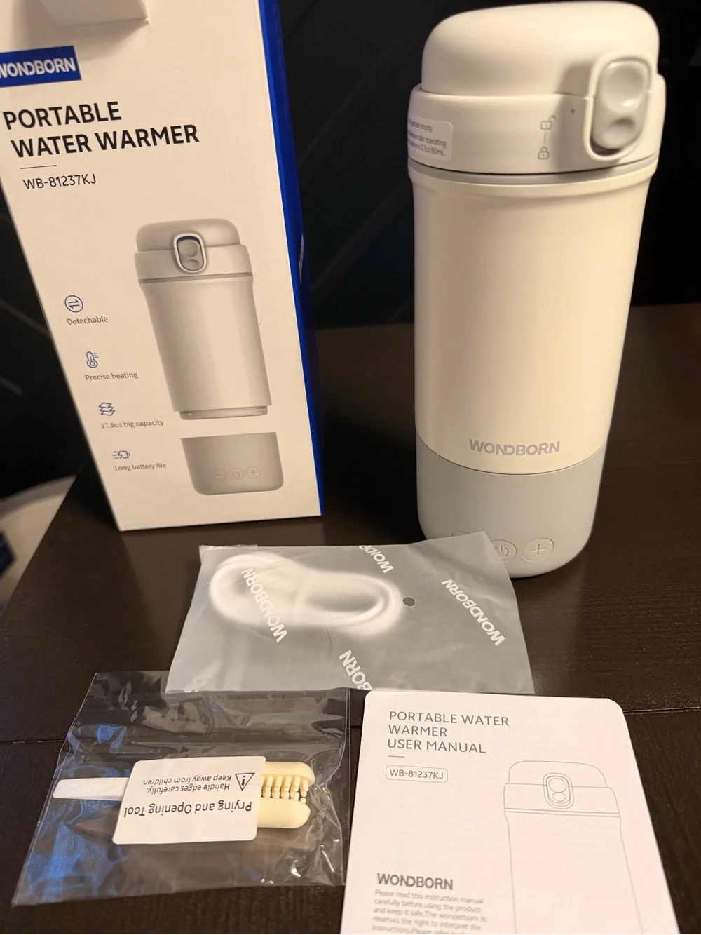 Portable Water Warmer - White